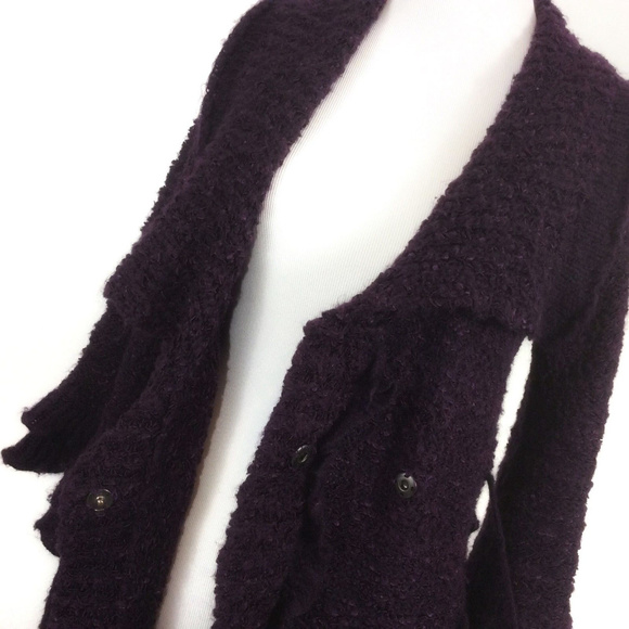 ❌SOLD❌Alberto Makali Purple Wrap Cardigan Sweater - Picture 5 of 7